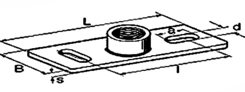 SIKLA 1.4571 Grundplatte M 12  Normal      401.791