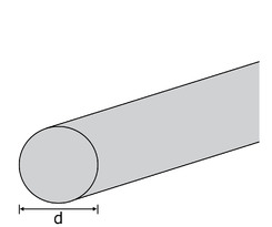 A2 Gewindestange M 8 DIN976 EZL à 1 m